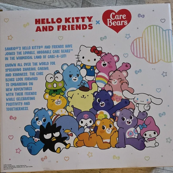 10in Hello Kitty × Care Bear